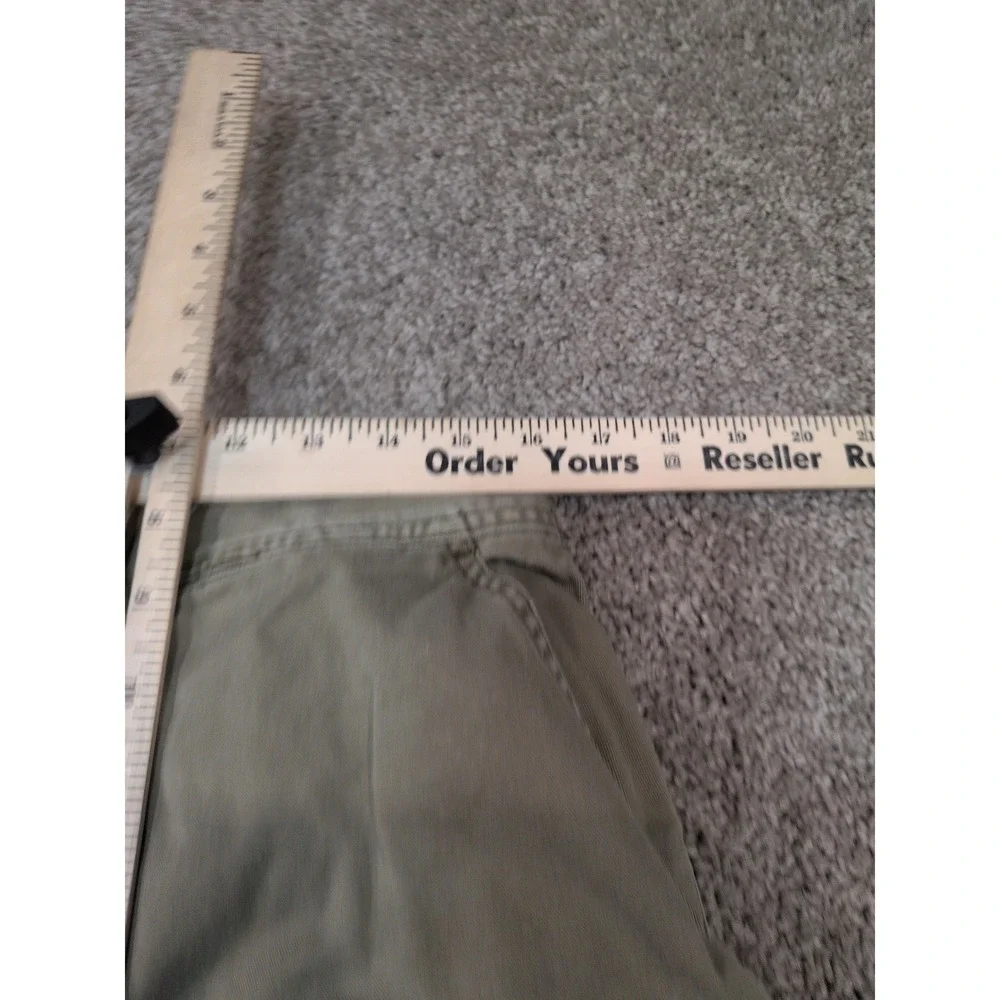 Polo Ralph Lauren Mens Olive Green Cotton Twill Cargo‎ Shorts Size 34 Utility